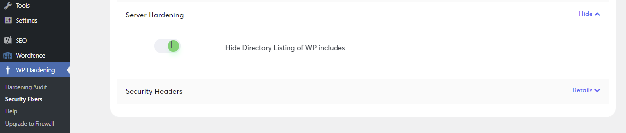 The Hide Directory Listing of WP includes the option to hide WordPress directories' URL path.