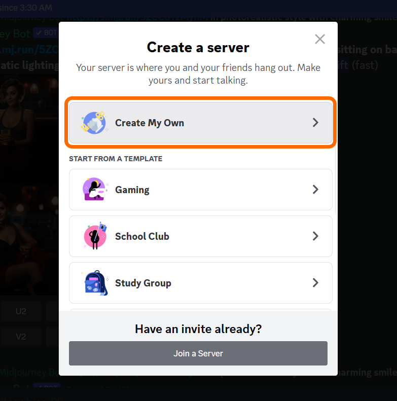 Create your own private Discord server
