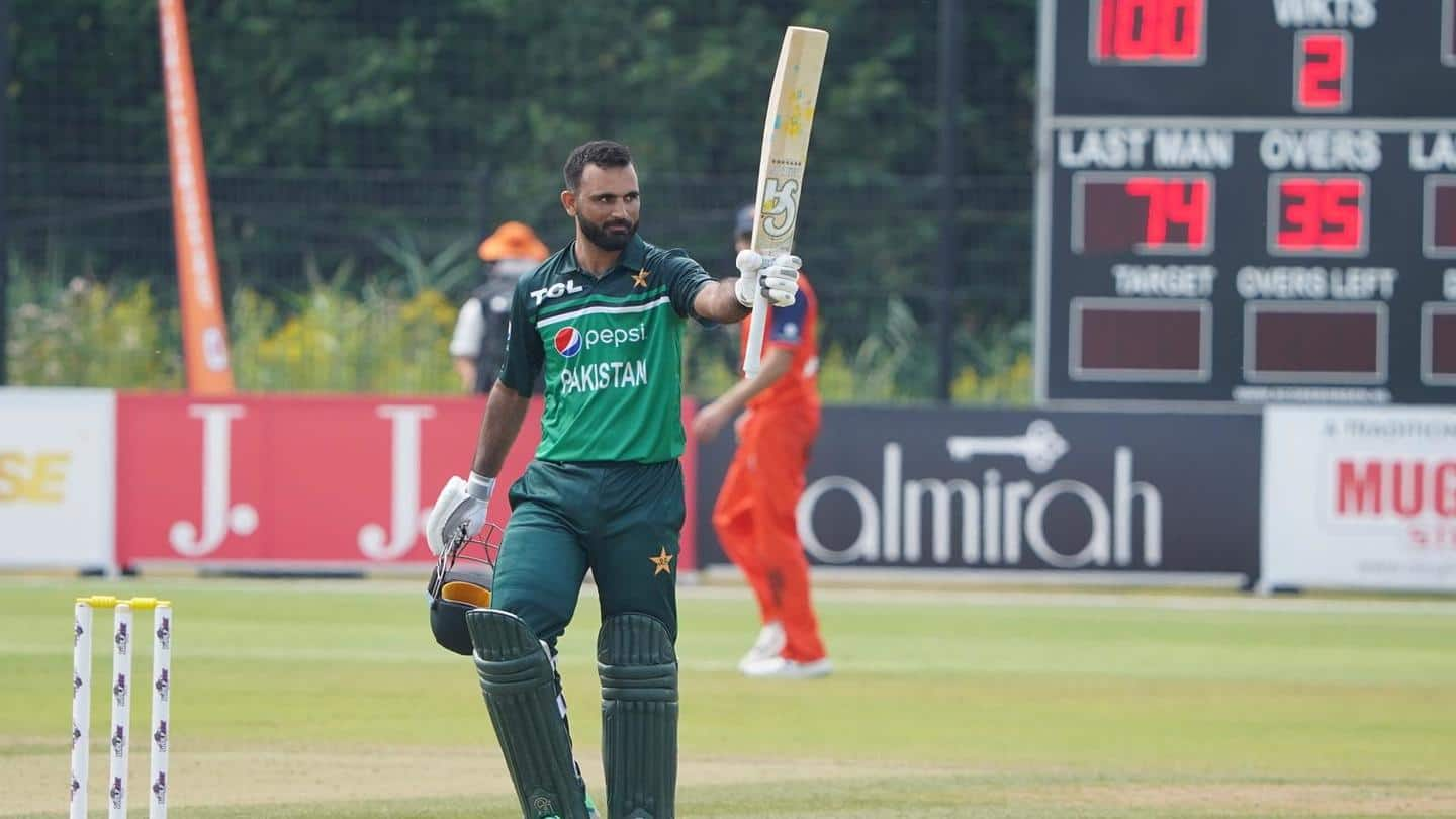 Fakhar Zaman smashed a sublime century in the first match