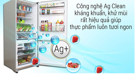 Tủ lạnh panasonic có công nghệ kháng khuẩn Ag Clean