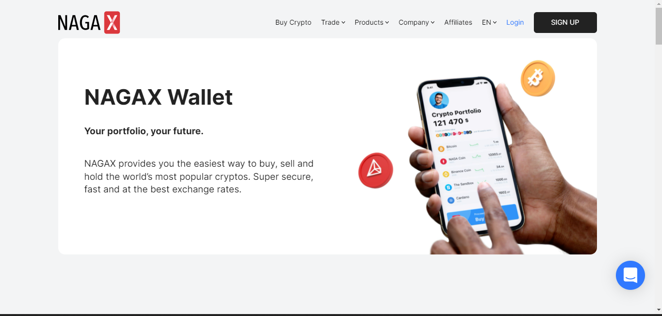 NAGAX Secure Crypto Wallet