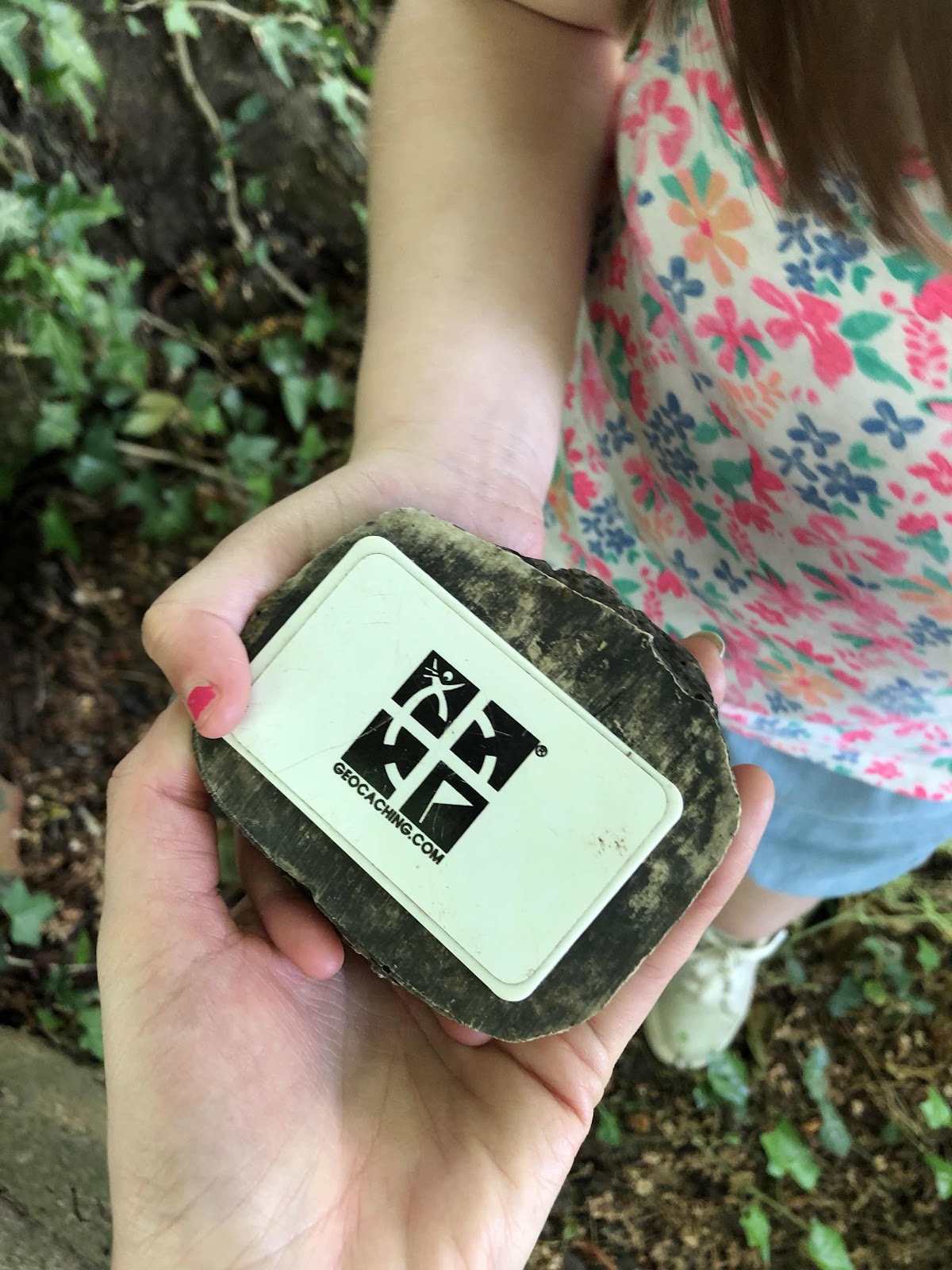 Fake rock geocache