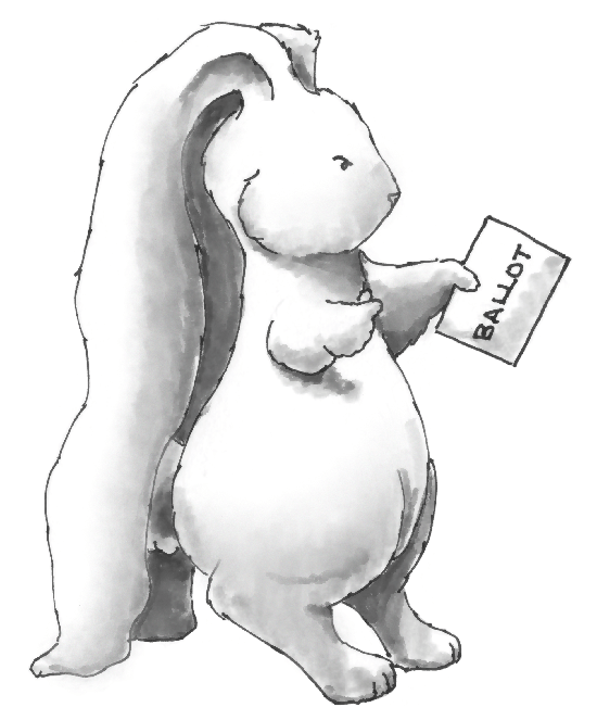 Rock the Rabbit Vote | bored-bunny.blogspot.com