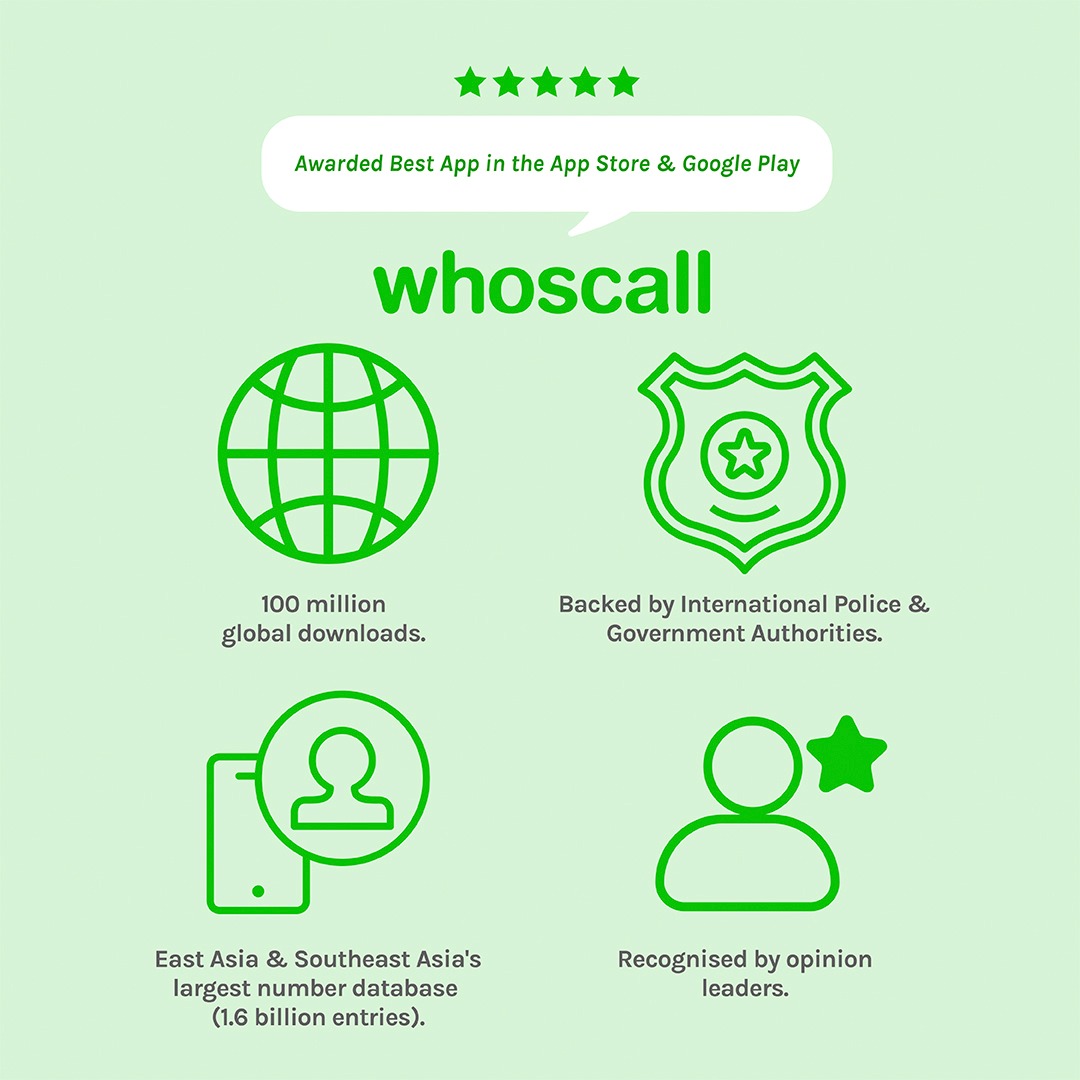 Gcc announces first mobile app cooperation with whoscall to protect global community against scams | weirdkaya