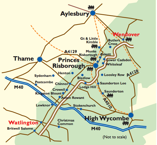 Watlington to Wendover stage of the Ridgeway path