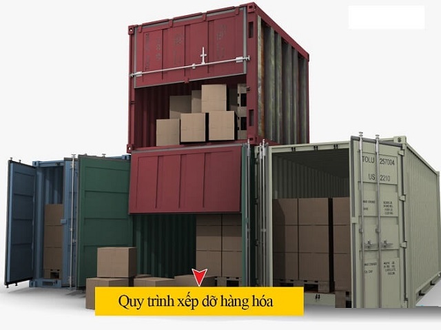 quy trình xếp dỡ hàng hóa Container 3