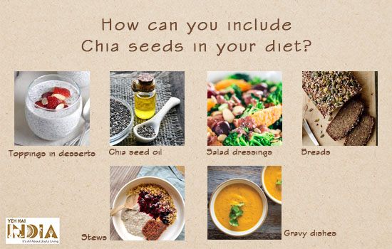 How can you include chia seeds in your diet