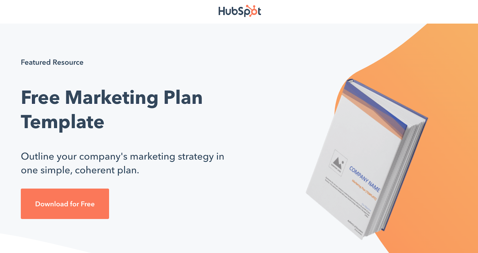 hubspot free marketing plan template