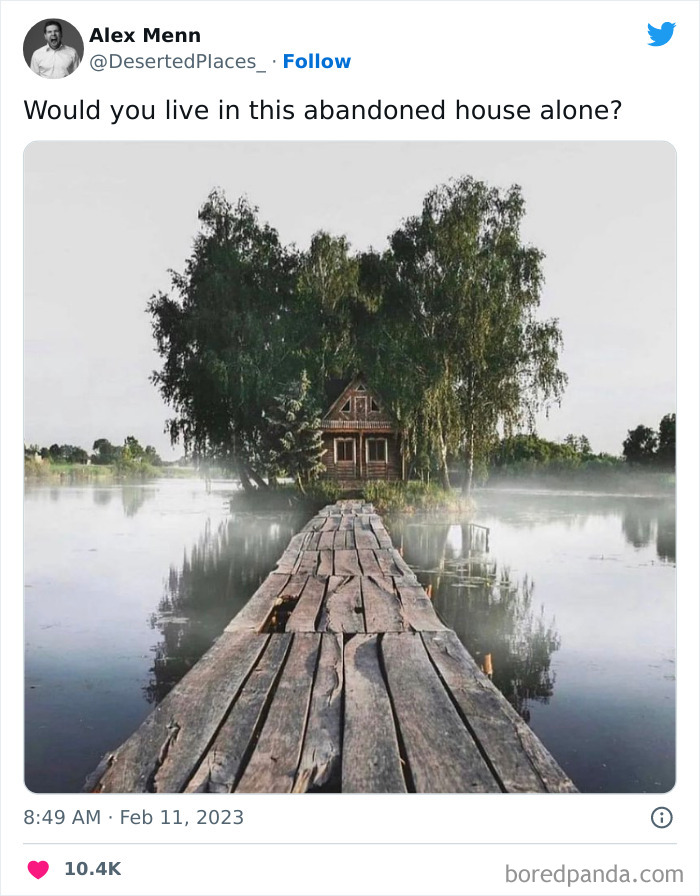 Хотелось бы вам пожить в таком доме в одиночку? . Фото: twitter.com/_AlexMenn