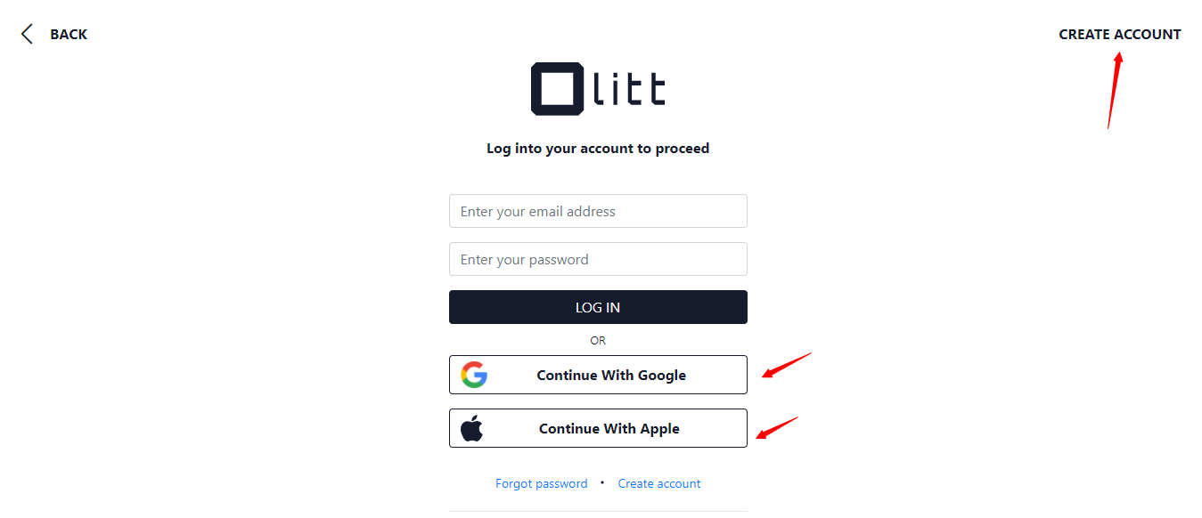 creating a free account on olitt the best website builder in kenya