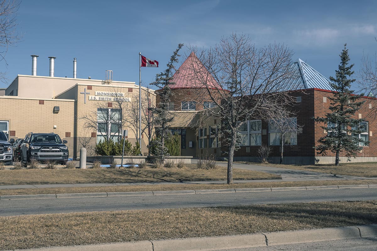 Monsignor JS Smith school in Douglasdale, SE Calgary