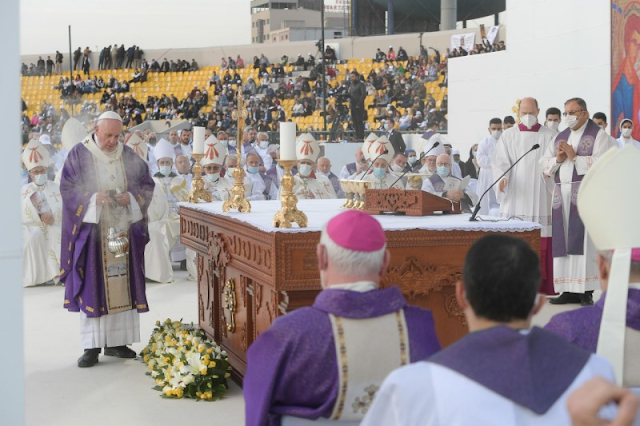 Bài giảng của Đức Thánh Cha Thánh Lễ trong Sân vận động Franso Hariri ở Erbil, Iraq