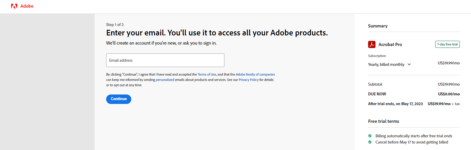 the steps to convert PDF to Word with Adobe