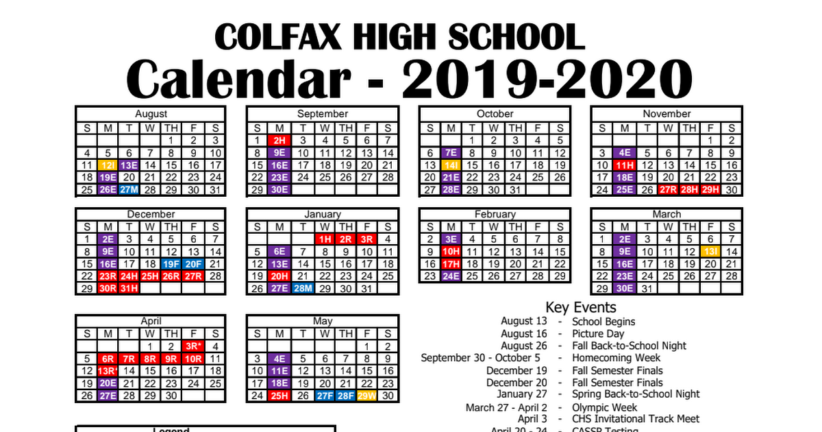 CHS School Calendar 20192020.pdf - Google Drive