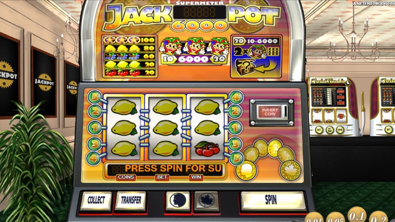 Jackpot 6000 Slot by NetEnt