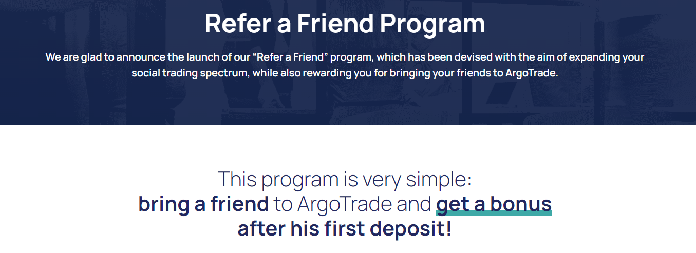  ArgoTrade affiliate program