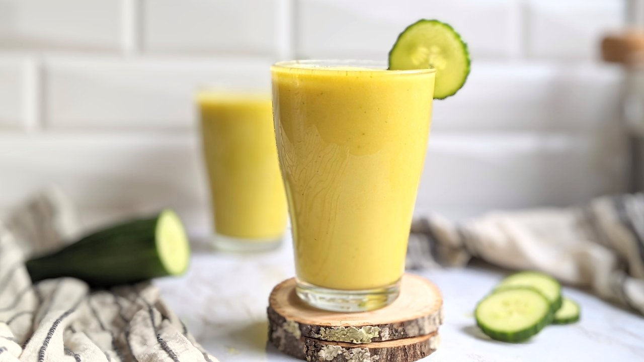 Cucumber Pineapple Smoothie