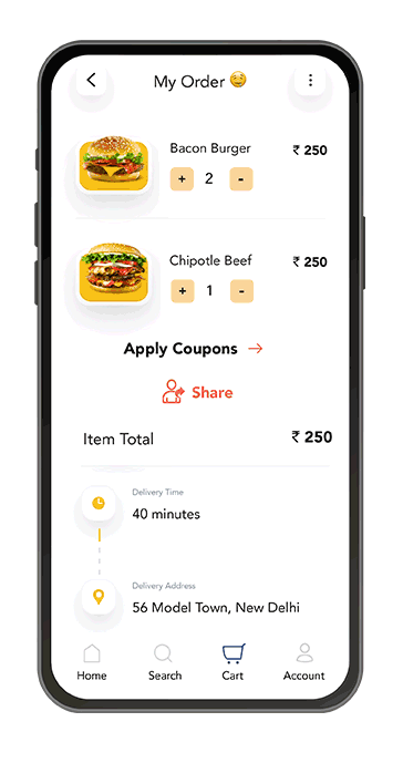 The app that nudge users to share the app with their friends and win redeemable reward points