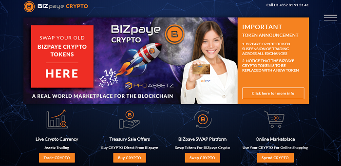 BIZpaye CRYPTO — обзор ІСО-проекта и торговой платформы