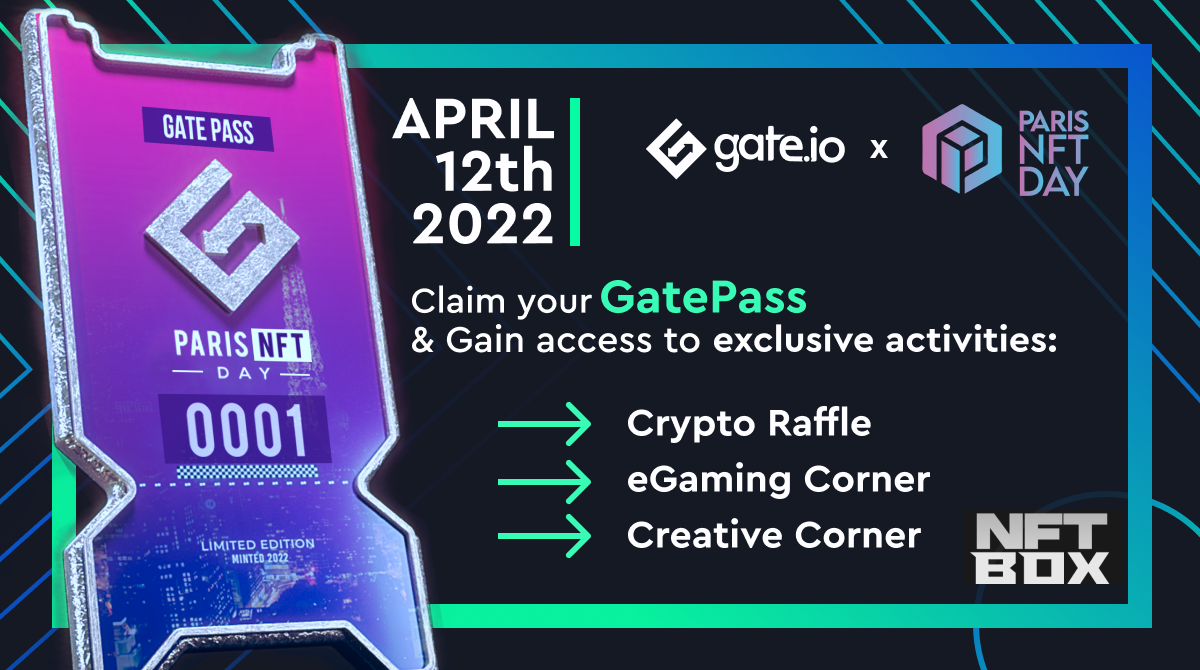 Gate.io GatePass ~ Paris NFT Day Limited Edition