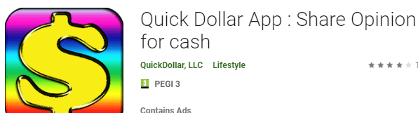 quick dollar app overview