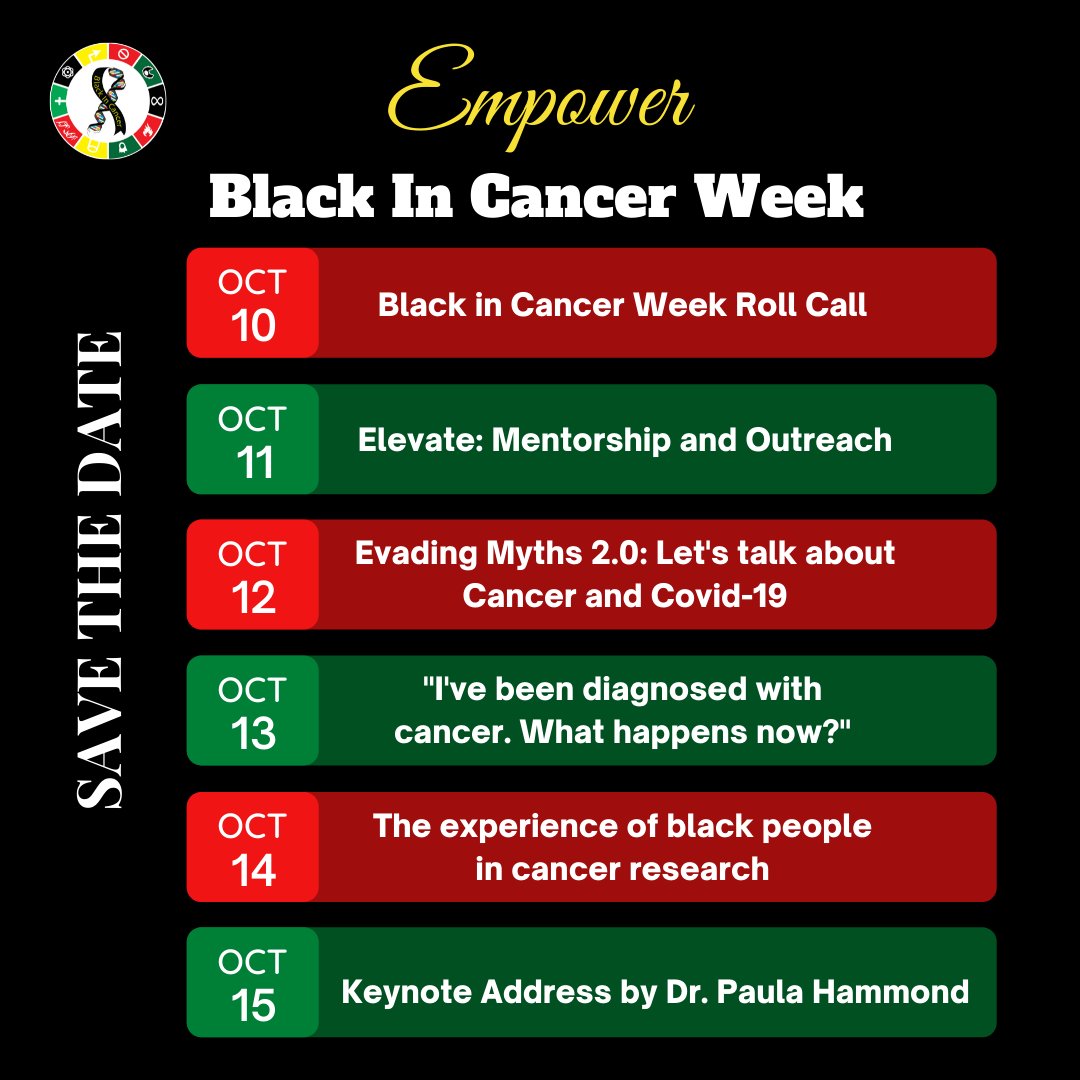 black in cancer week