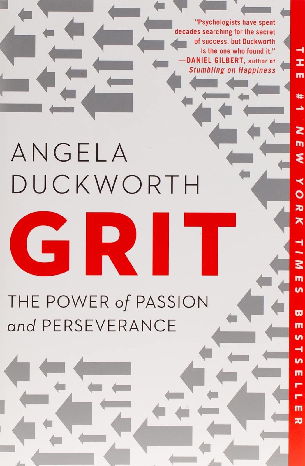 books for entrepreneurs Grit: The Power of Passion and Perseverance by Angela Duckworth