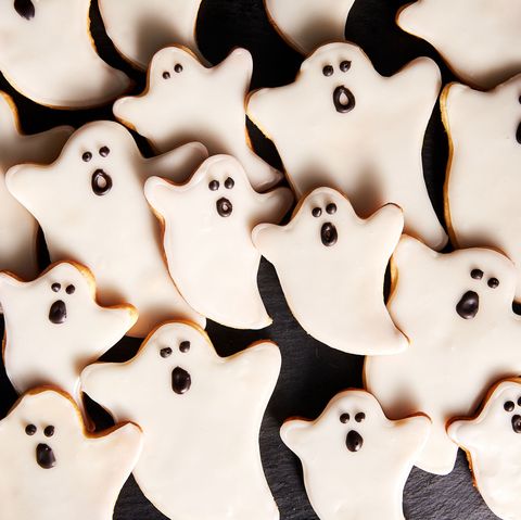spooky ghost cookies