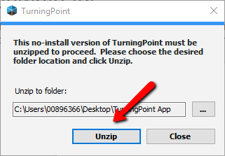Unzip TurningPoint File