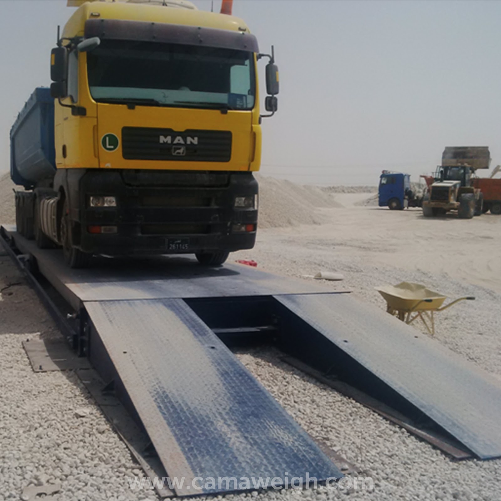 Static Weighing Example Using Movable Weighbridge