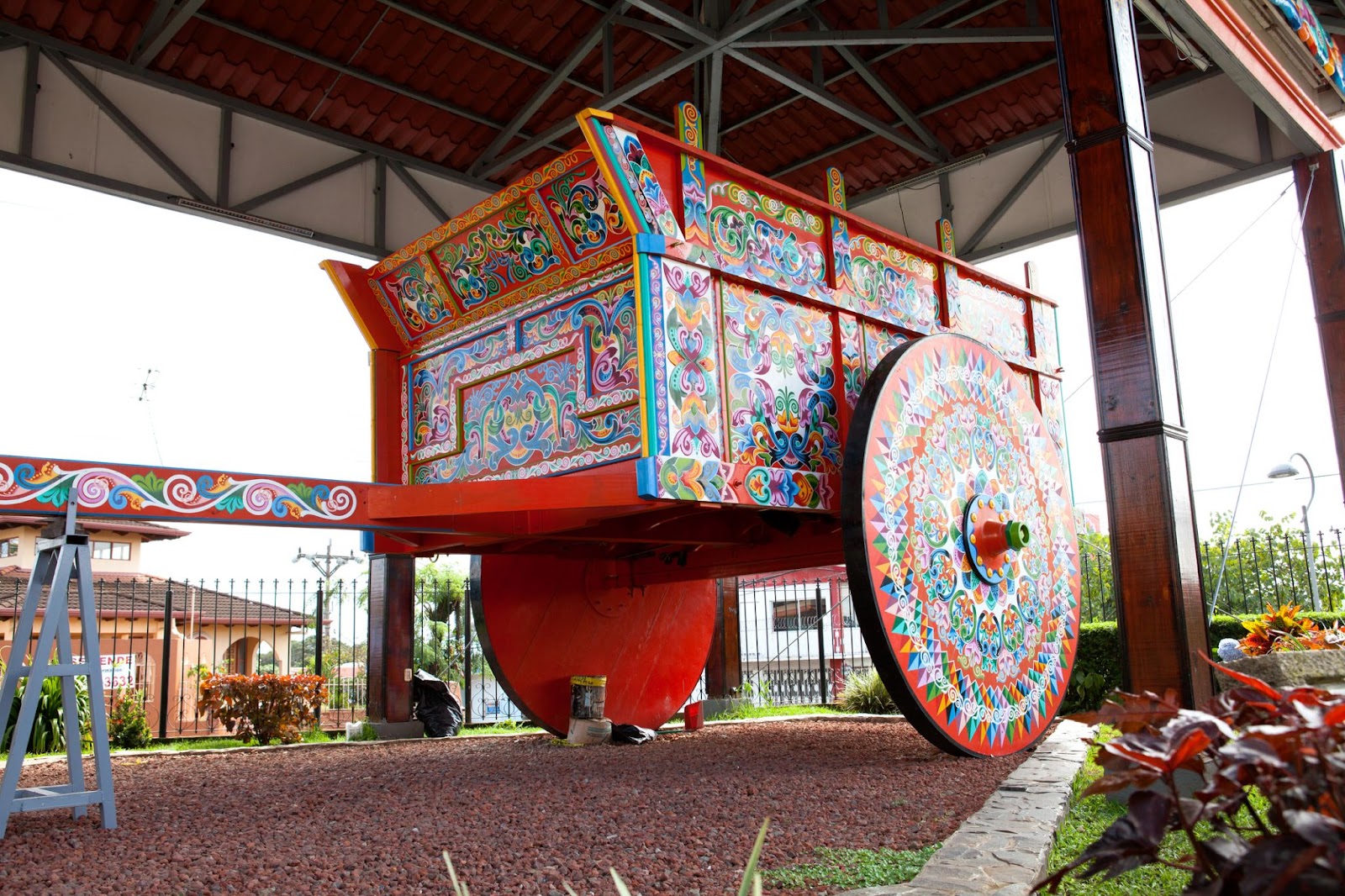 Wooden Oxcarts