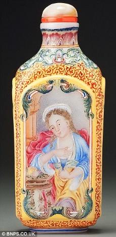 Standing just three inches high this miniature Chinese snuff box stunned the art world as it sold for Â£2 million