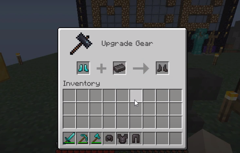 How To Make Netherite Armor Crafting Recipe Minecraft Netherite Armor 