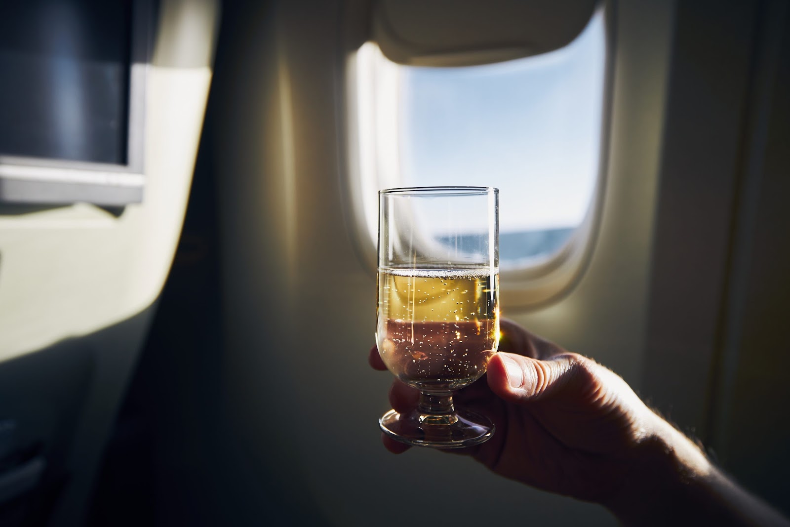 a rowdy passenger ordered a gin and tonic