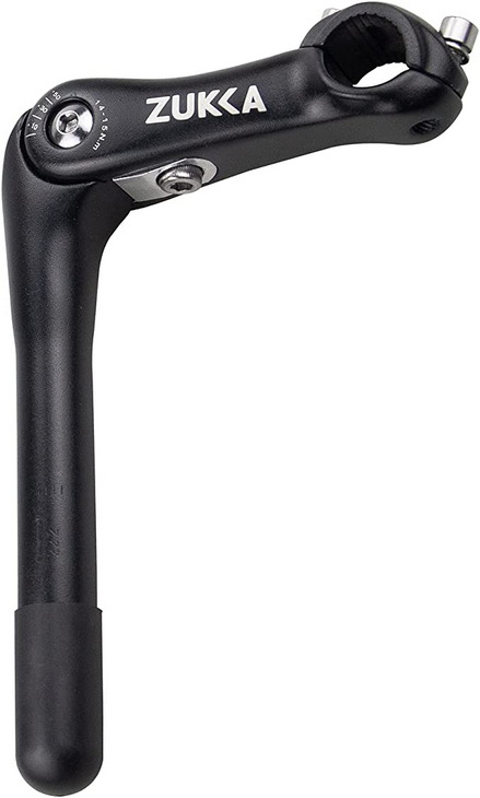A quill stem like this is fully adjustable and allows you to twist or move the handlebar of your mountain bike to the ideal position for your riding style.