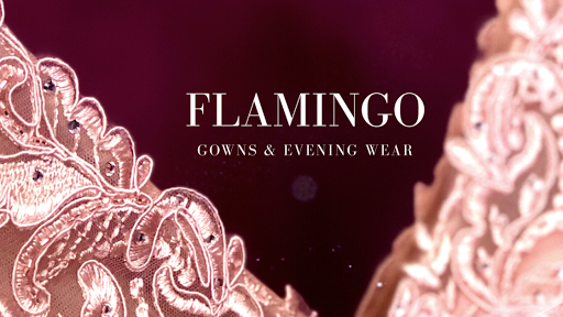 flamingo evening gown