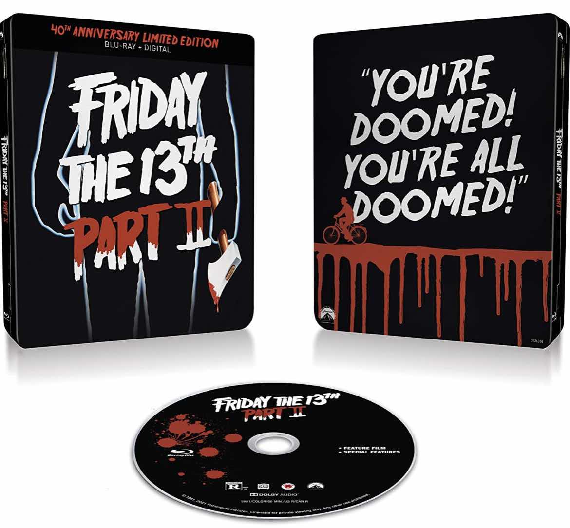 Friday The 13th Part 2 Steelbook Blu-Ray Coming This March
