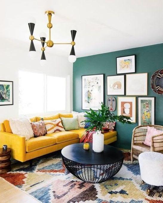 10 Ideas For A Mustard Yellow Sofa