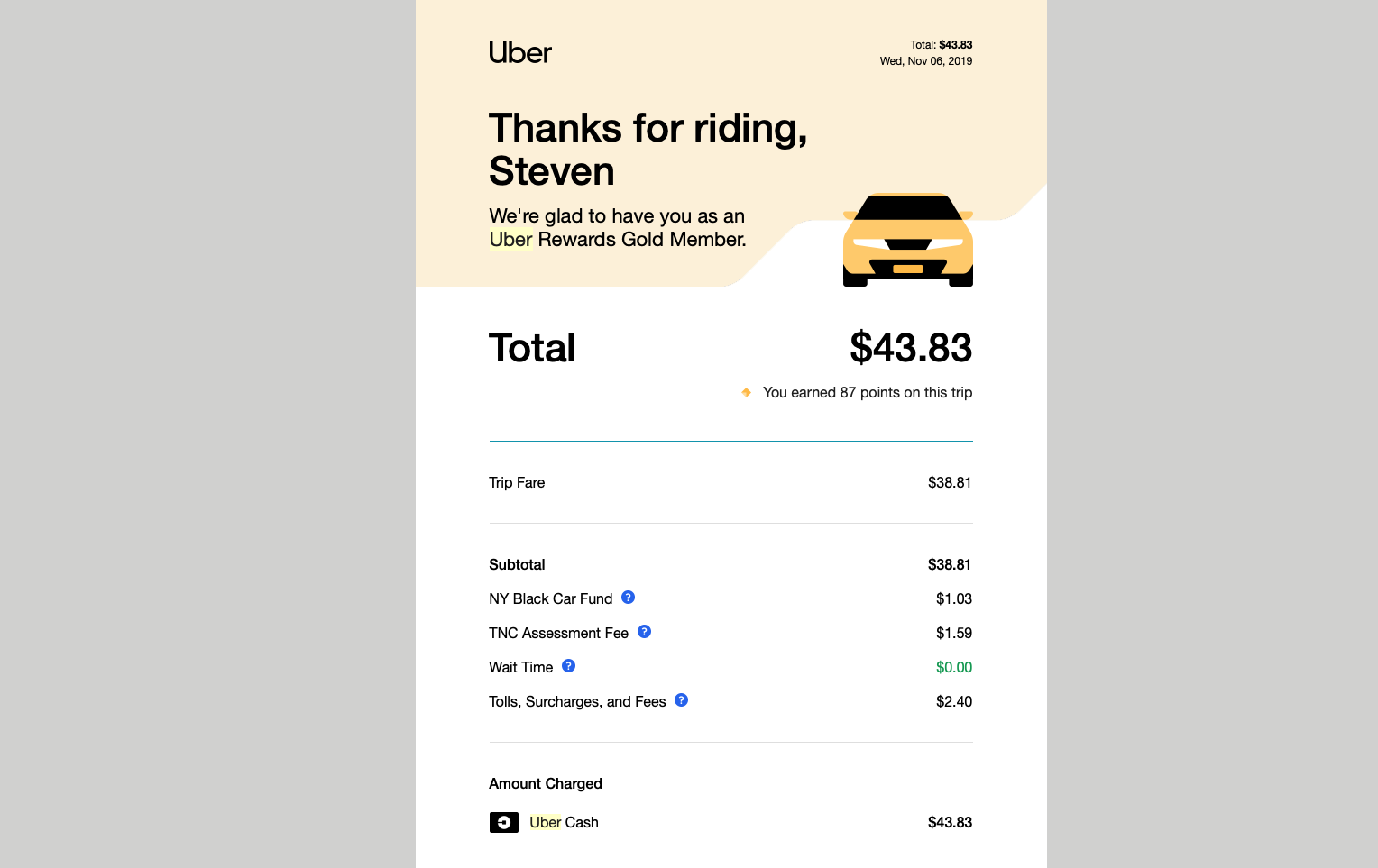 uber ride email 
