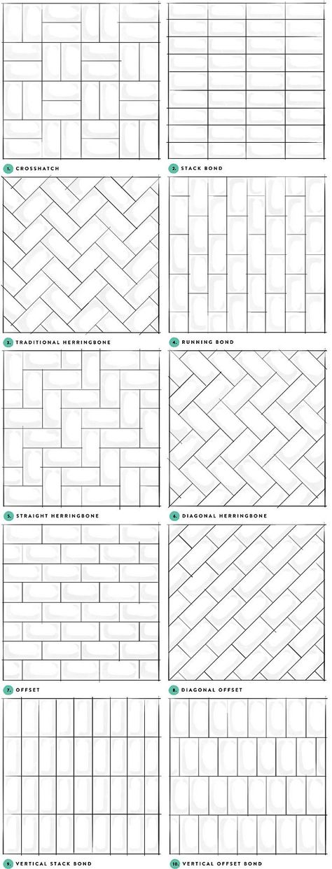 10 Unique Tile Patterns To Try