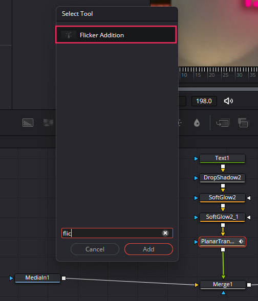 Flicker Node in Davinci Resolve