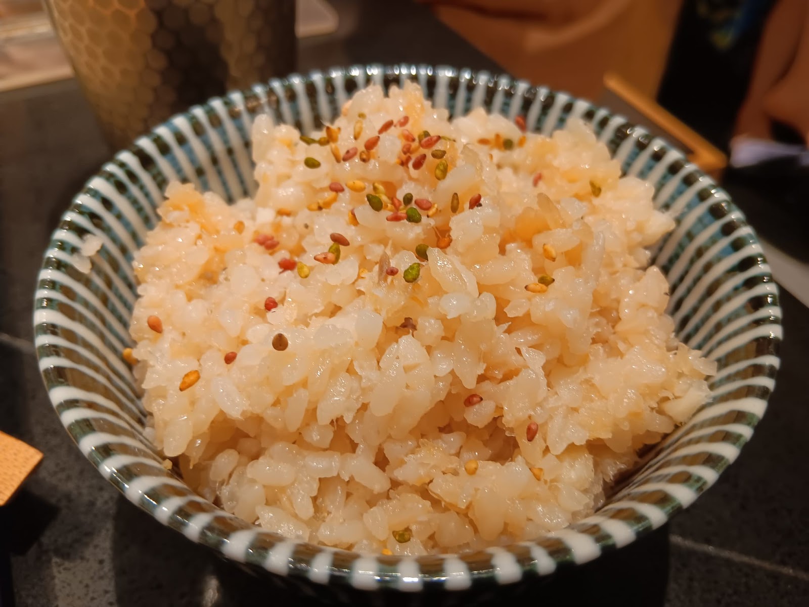 ginger and madai broth rice bowl at Maru De Sankaku