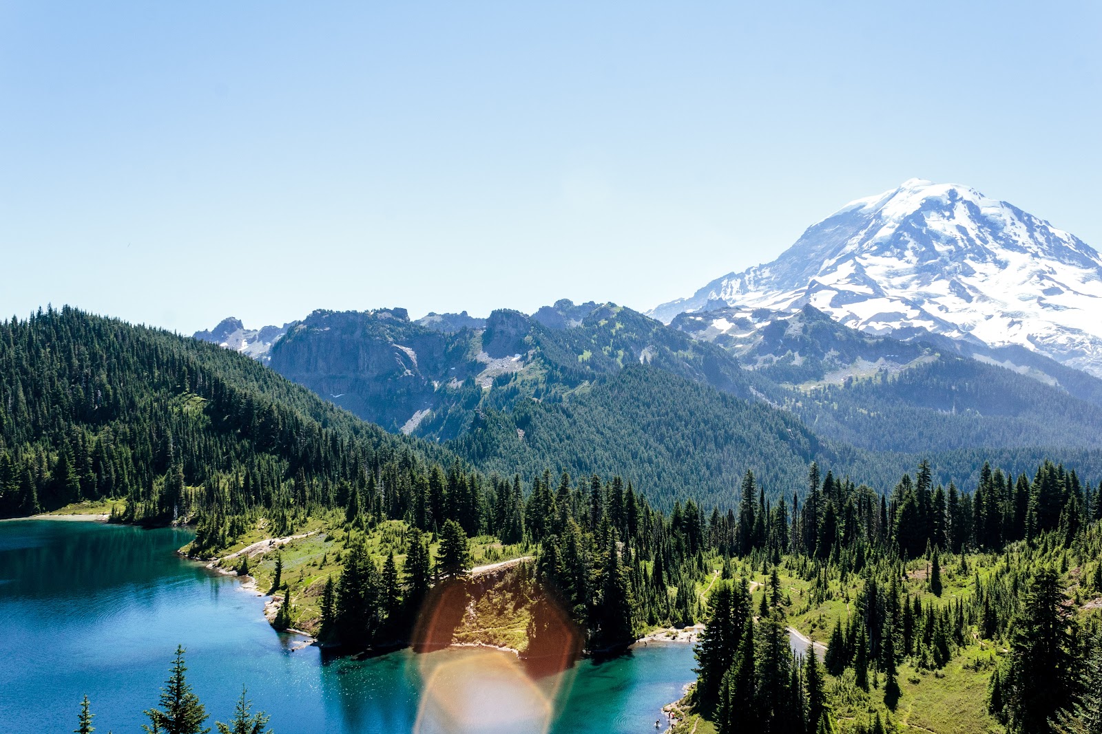 Mount Rainier National park is a great weekend getaway from Seattle