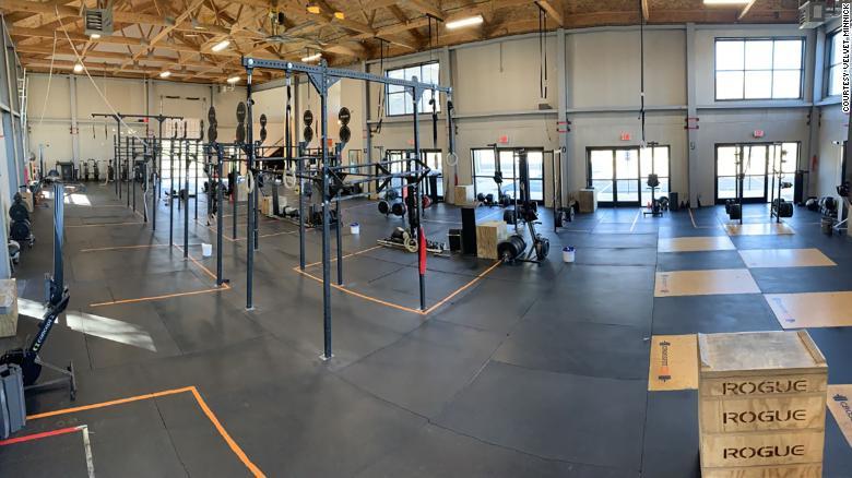 The new gym layout at 460 Fitness in Blacksburg, Virginia.
