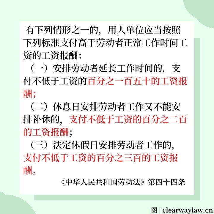 要求签名放弃加班费