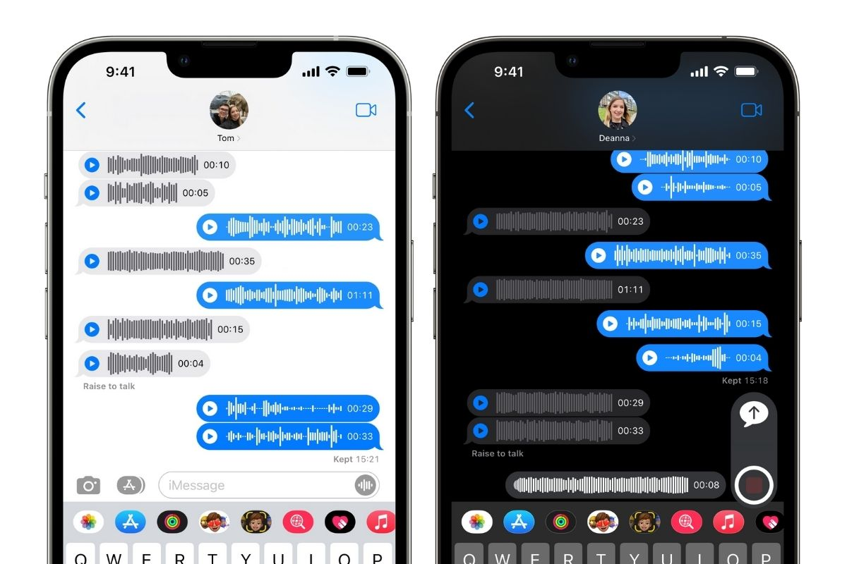 How to Send a Voice Message on iPhone Running iOS 15 and iOS 16