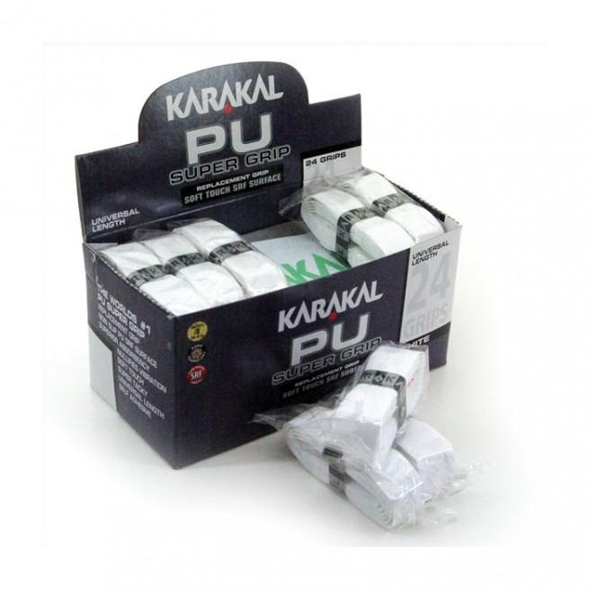 white karakal pu super grip, tacky and absorbent