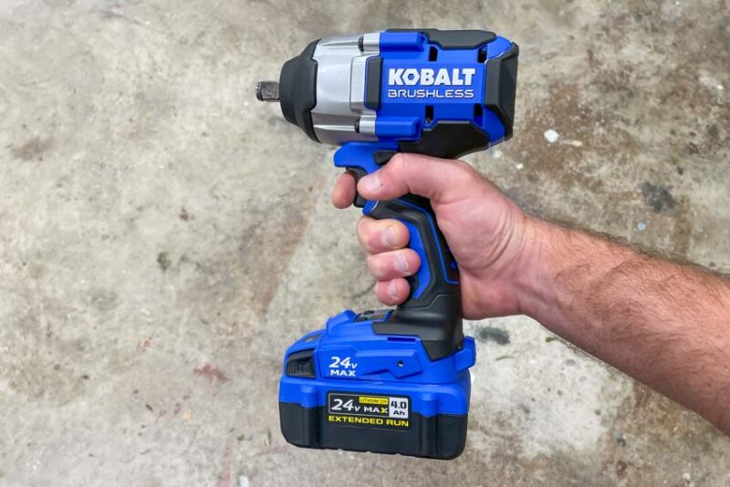 รีวิวไขควงกระแทก KOBALT 1/2-INCH IMPACT WRENCH 24V CORDLESS MID-TORQUE5