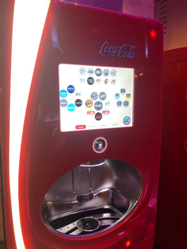 A coca cola machine