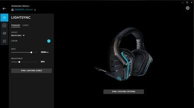 Logitech G933 Wireless Gaming Headset App Picture